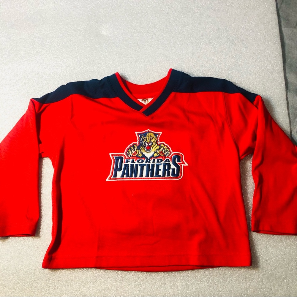 Vtg Winning Goal NHL Florida Panther Jersey Red Boys Sz 7T Pavel Bure #10